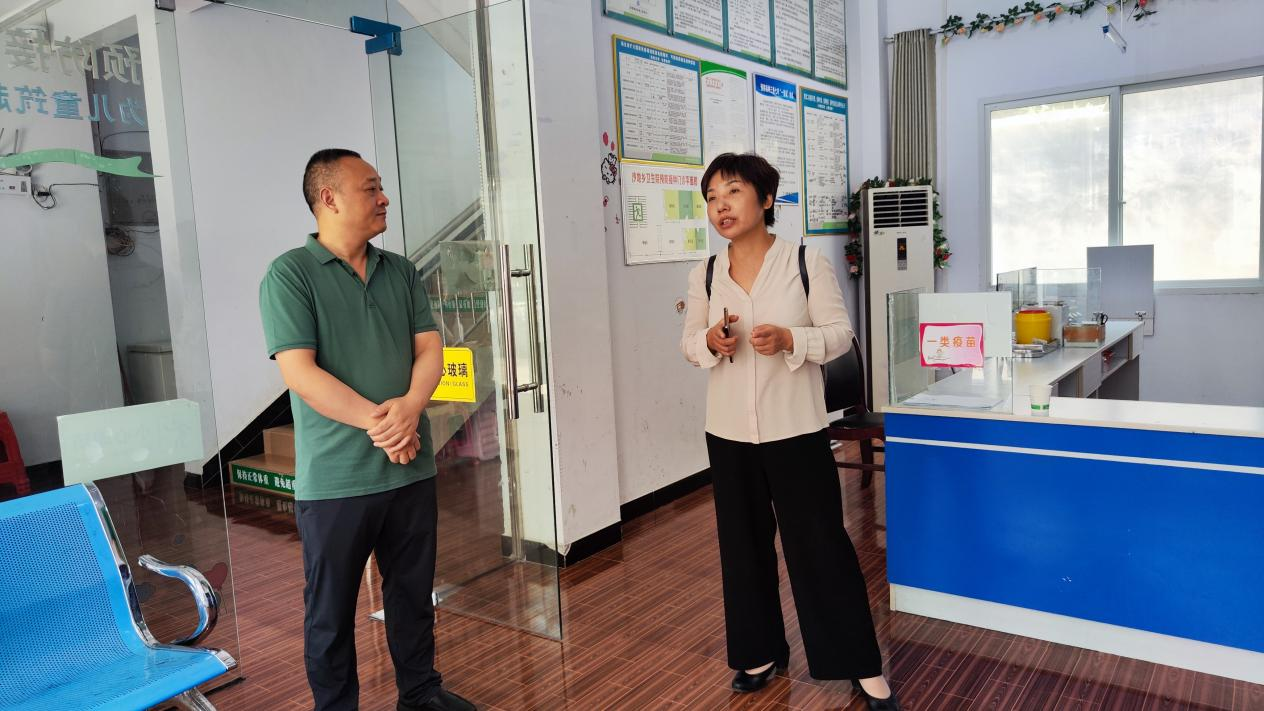 沙地鄉衛生院接種門診實地調研